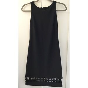 NEW Cage Cutout Hem Dress